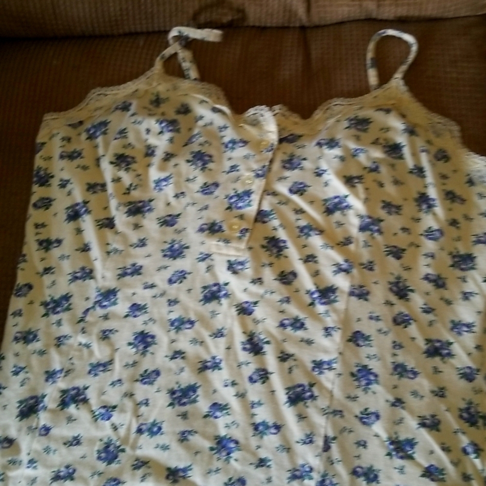 Vintage Victoria's secret floral chemise